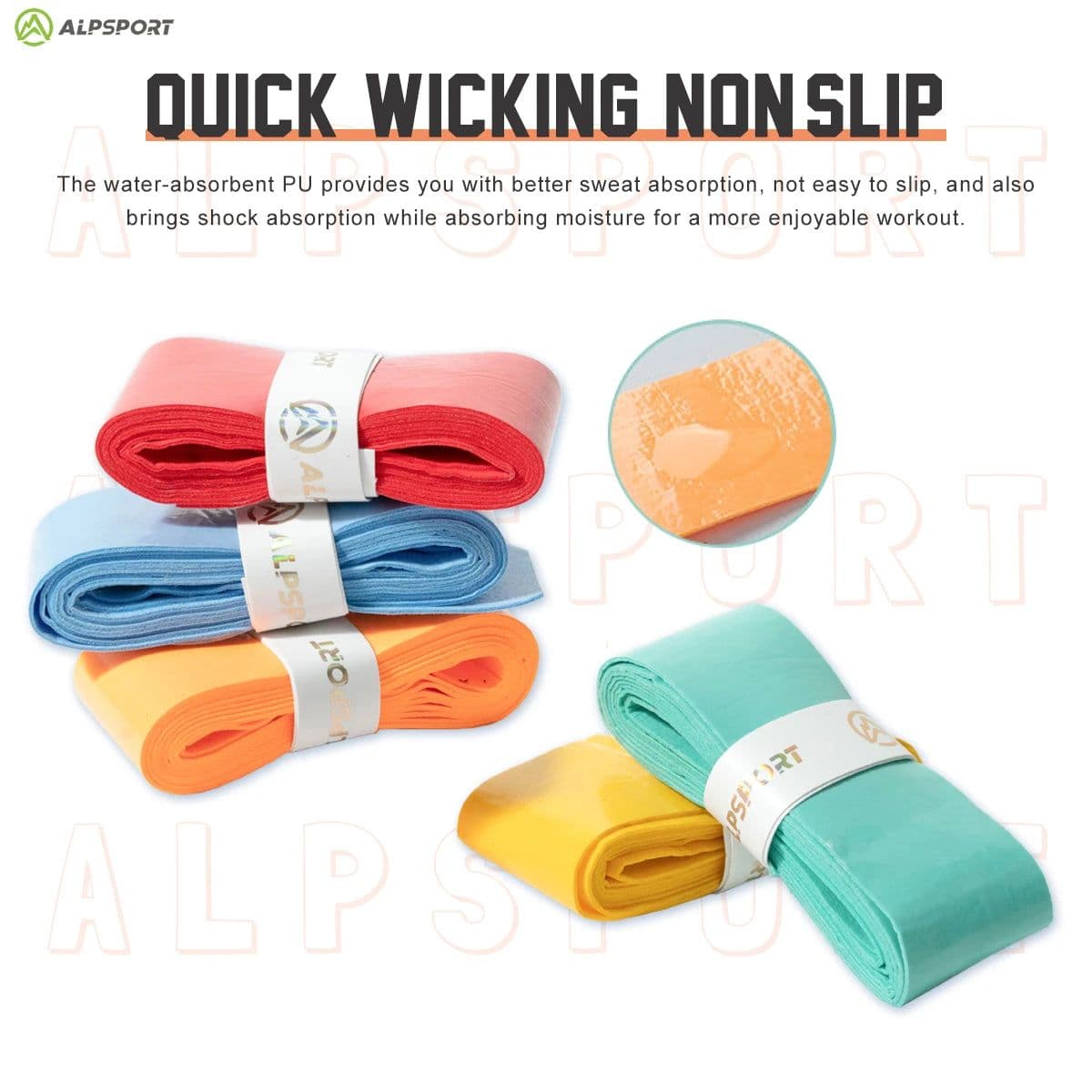 image-ALP AC006 PRO Pickleball Racket Grip Tape Badminton Racket Anti-slip Sweat-absorbing Tape Outdoor Training Fishing Accessories