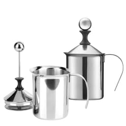 image-Stainless Milk Frother 400ML Double Mesh Milk Creamer Milk Foam For Cofffee Milk Egg Beater Kitchen Tool Coffee Mixe Frother