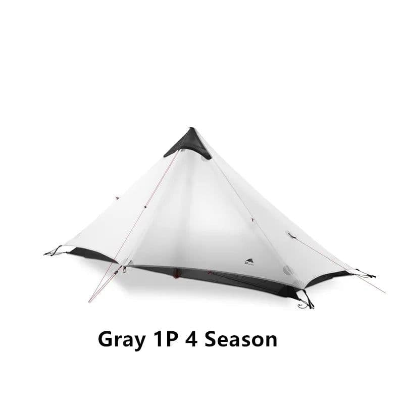 image-2021 New Version 230cm 3F UL GEAR Lanshan 1 Ultralight Camping 3/4 Season 15D Silnylon Rodless Tent