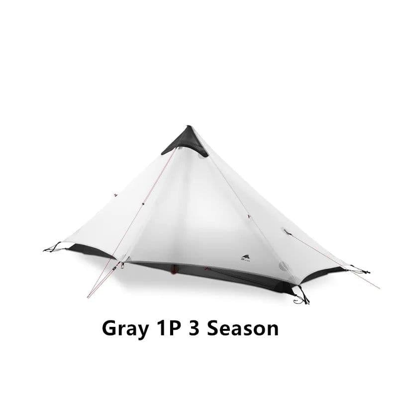 image-2021 New Version 230cm 3F UL GEAR Lanshan 1 Ultralight Camping 3/4 Season 15D Silnylon Rodless Tent