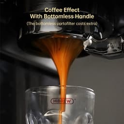 image-HiBREW Coffee Maker Cafetera 19 Bar Inox Semi Automatic Super Slim ESE POD& Powder Espresso Cappuccino Machine Hot Water H11