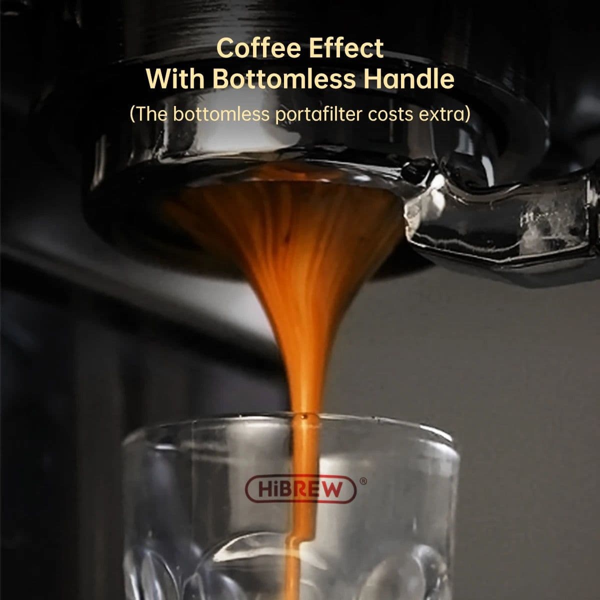 image-HiBREW Coffee Maker Cafetera 19 Bar Inox Semi Automatic Super Slim ESE POD& Powder Espresso Cappuccino Machine Hot Water H11