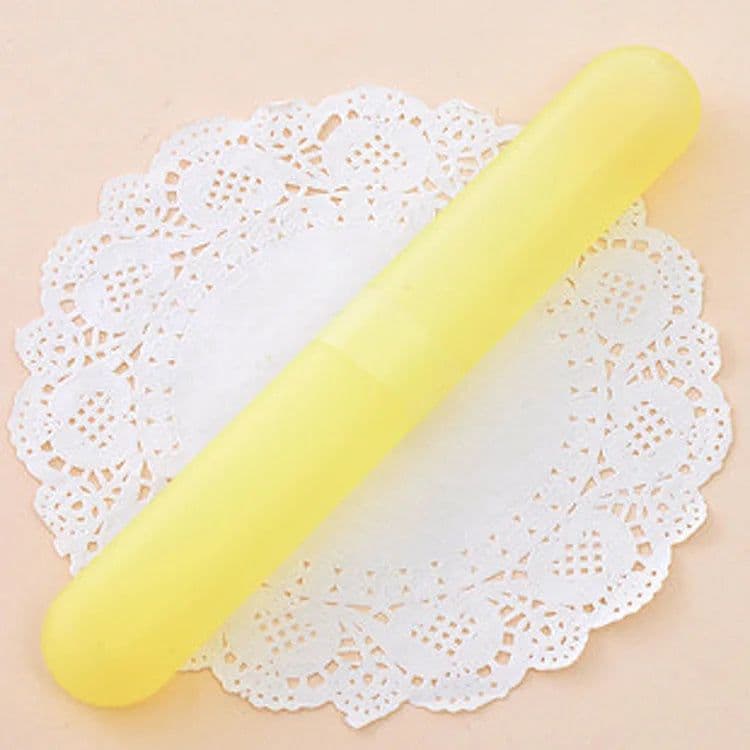 image-1 Pcs New Trendy Travel Hiking Camping Toothbrush Protect Holder Case Box Tube Cover Portable Toothbrushes Health Protector