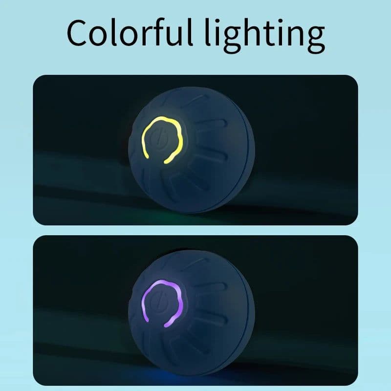 image-Smart Dog Toy Ball Electronic Interactive Pet Toy Moving Ball USB Automatic Moving Bouncing for Puppy Birthday Gift Cat Product