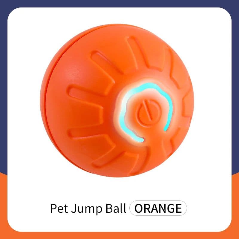 image-Smart Dog Toy Ball Electronic Interactive Pet Toy Moving Ball USB Automatic Moving Bouncing for Puppy Birthday Gift Cat Product