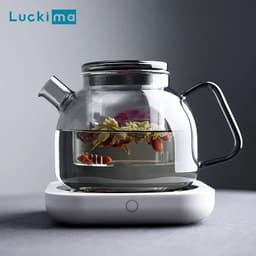 image-New Coffee Mug Warmer for Milk Tea Teapot Electric Heating Cup Plate High Temperature 80 Degree Celsius for Home Office Desk Use