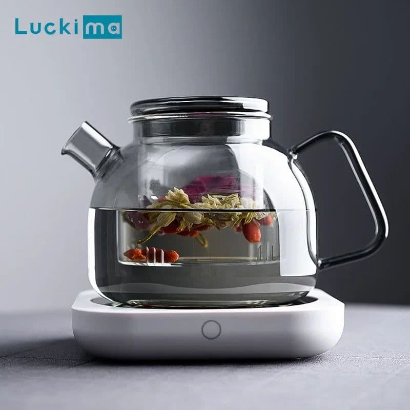 image-New Coffee Mug Warmer for Milk Tea Teapot Electric Heating Cup Plate High Temperature 80 Degree Celsius for Home Office Desk Use