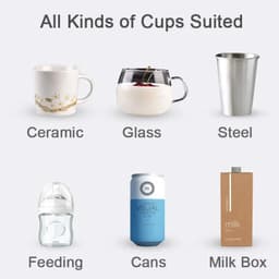image-New Coffee Mug Warmer for Milk Tea Teapot Electric Heating Cup Plate High Temperature 80 Degree Celsius for Home Office Desk Use