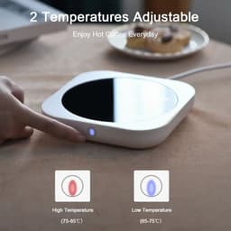 image-New Coffee Mug Warmer for Milk Tea Teapot Electric Heating Cup Plate High Temperature 80 Degree Celsius for Home Office Desk Use