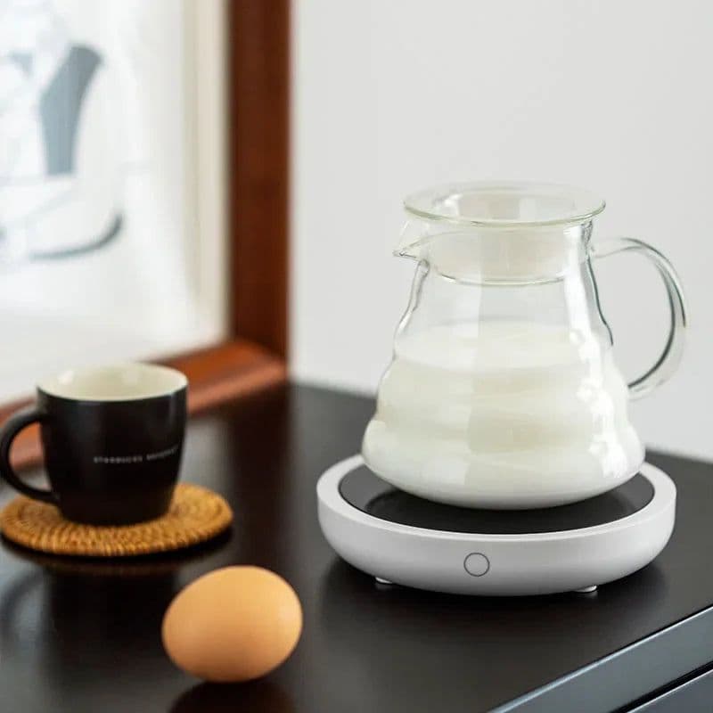 image-New Coffee Mug Warmer for Milk Tea Teapot Electric Heating Cup Plate High Temperature 80 Degree Celsius for Home Office Desk Use