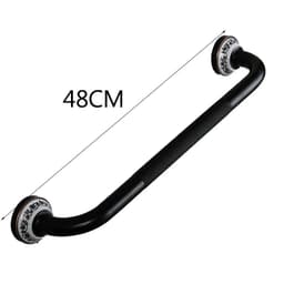 image-Oil Black Bronze Brushed Bathroom Accessories Towel Shelf Towel Bar Paper Holder Cloth Hook Soap Dish Cup Holder Toilet Holder
