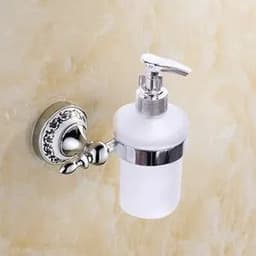 image-Luxury Towel Rack Wall Mounted Bathroom Accessories Set Ceramic Stainless Steel Bath Hardware Sets Chrome Toilet Brush Holder