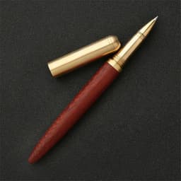 image-High Quality Black Luxury Wood Ballpoint Pen Business Gifts Ball Pen Writing Office School Supplies Stationery 03665
