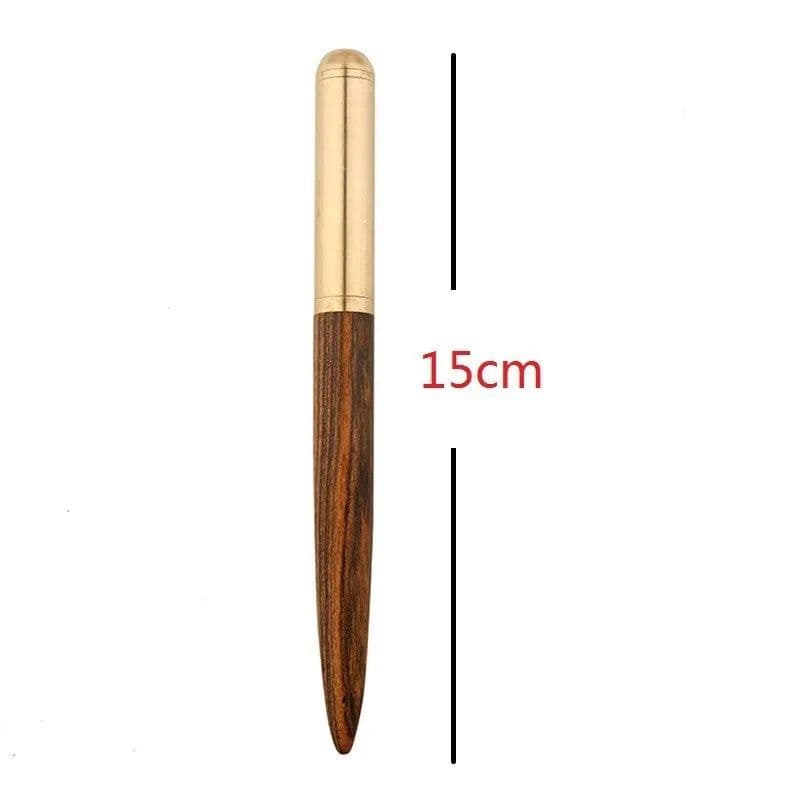 image-High Quality Black Luxury Wood Ballpoint Pen Business Gifts Ball Pen Writing Office School Supplies Stationery 03665