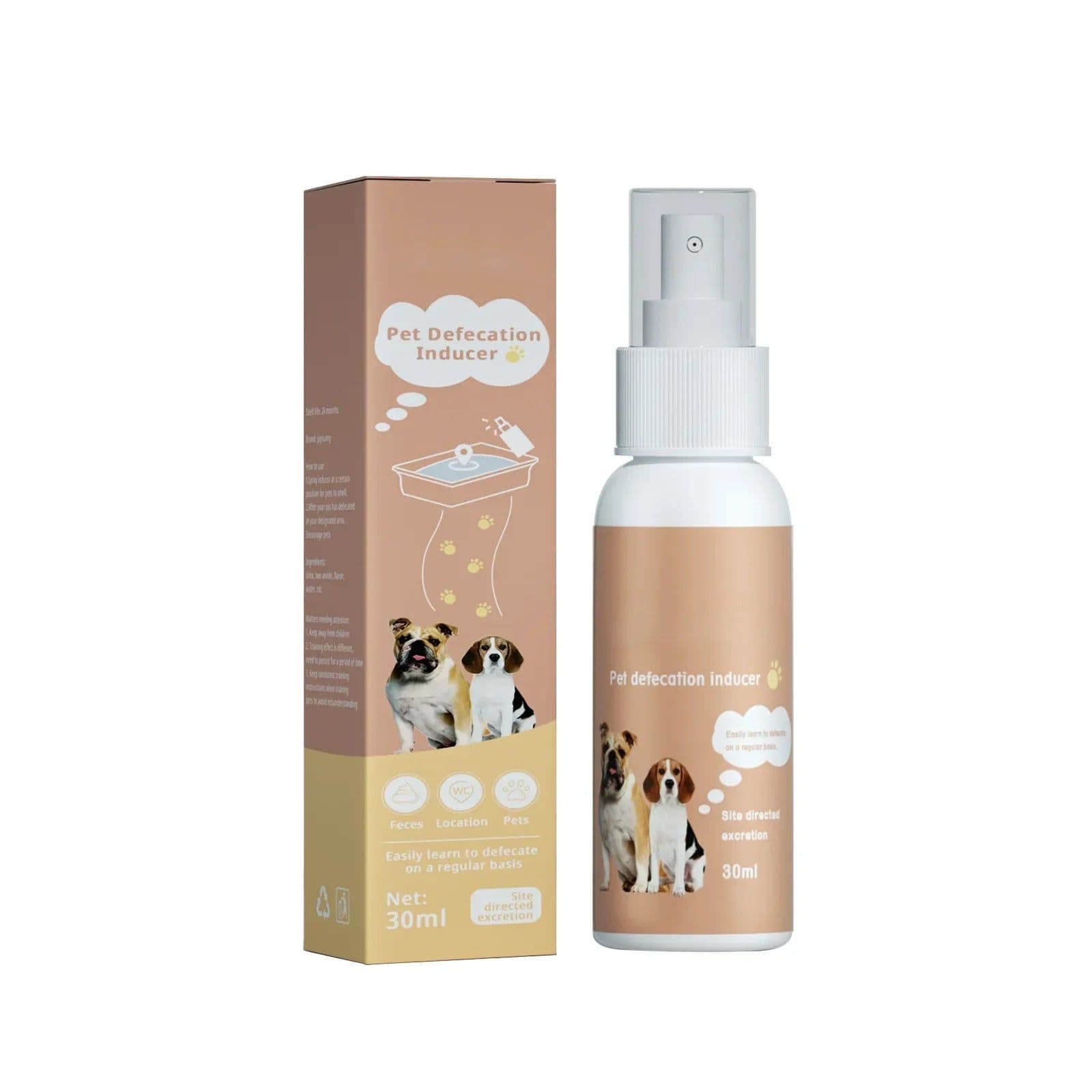 image-Pet Defecation Inducer Spray Positioning Defecation Indoor Outdoor Cat Potty Urinate Trainer Liquid Dog Toilet Training Spray
