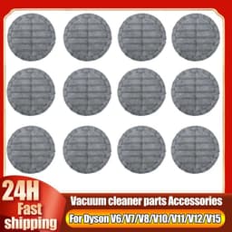 image-Microfiber Mop Cloth For Dyson V6 V7 V8 V10 V11 V12 V15 Wet Dry Electric Mop Head Brush Mopping Pad Vacuum Cleaner Parts