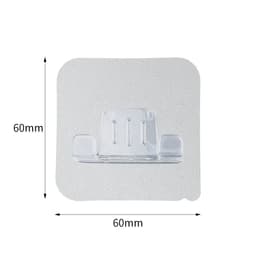 image-1/3/6Pcs Punch Free Shaving Razor Holder Men Shaver Storage Bracket Wall Hook Bathroom Shelf Organizer Home Storage Accessories