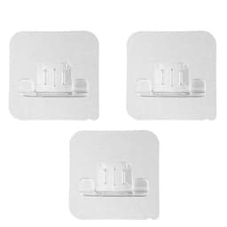 image-1/3/6Pcs Punch Free Shaving Razor Holder Men Shaver Storage Bracket Wall Hook Bathroom Shelf Organizer Home Storage Accessories