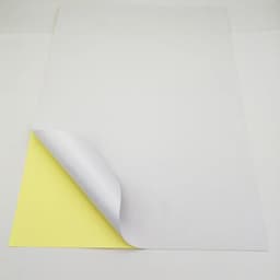 image-A4 Blank White Glossy Self-adhesive Label A4 Sticker Paper For Laser Printer - RJ0006