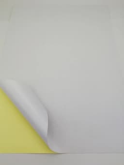 image-A4 Blank White Glossy Self-adhesive Label A4 Sticker Paper For Laser Printer - RJ0006