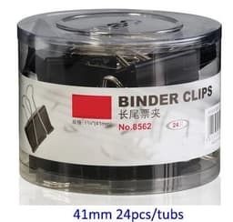 image-Binder Clips Metal Fold Back Clips Small Paper Clip Clamp Office Clip for Home School Office Storage
