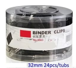 image-Binder Clips Metal Fold Back Clips Small Paper Clip Clamp Office Clip for Home School Office Storage