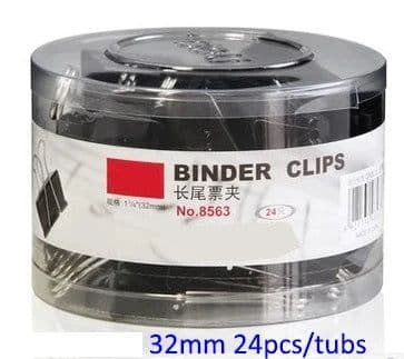 image-Binder Clips Metal Fold Back Clips Small Paper Clip Clamp Office Clip for Home School Office Storage