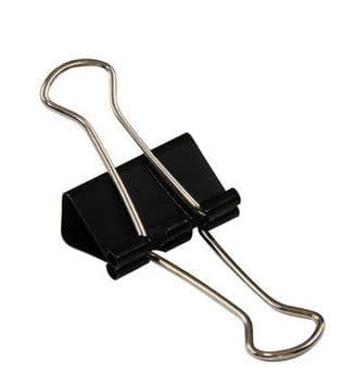 image-Binder Clips Metal Fold Back Clips Small Paper Clip Clamp Office Clip for Home School Office Storage