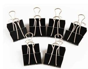 image-Binder Clips Metal Fold Back Clips Small Paper Clip Clamp Office Clip for Home School Office Storage
