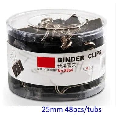 image-Binder Clips Metal Fold Back Clips Small Paper Clip Clamp Office Clip for Home School Office Storage