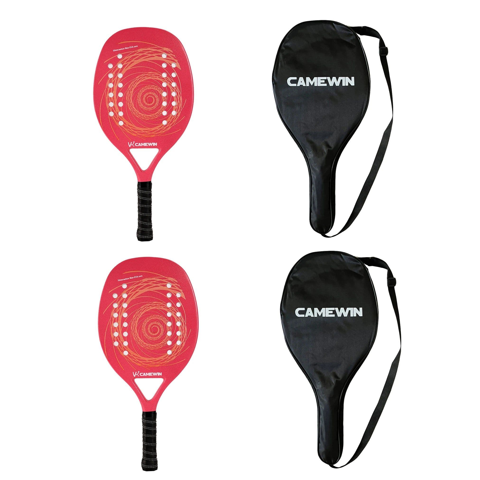 image-2 PCS Racket Beach Tennis Original Beach Tennis Rackets Paddle Soft EVA Face Raqueta With Bags Unisex Equipment Padel Spot Goods