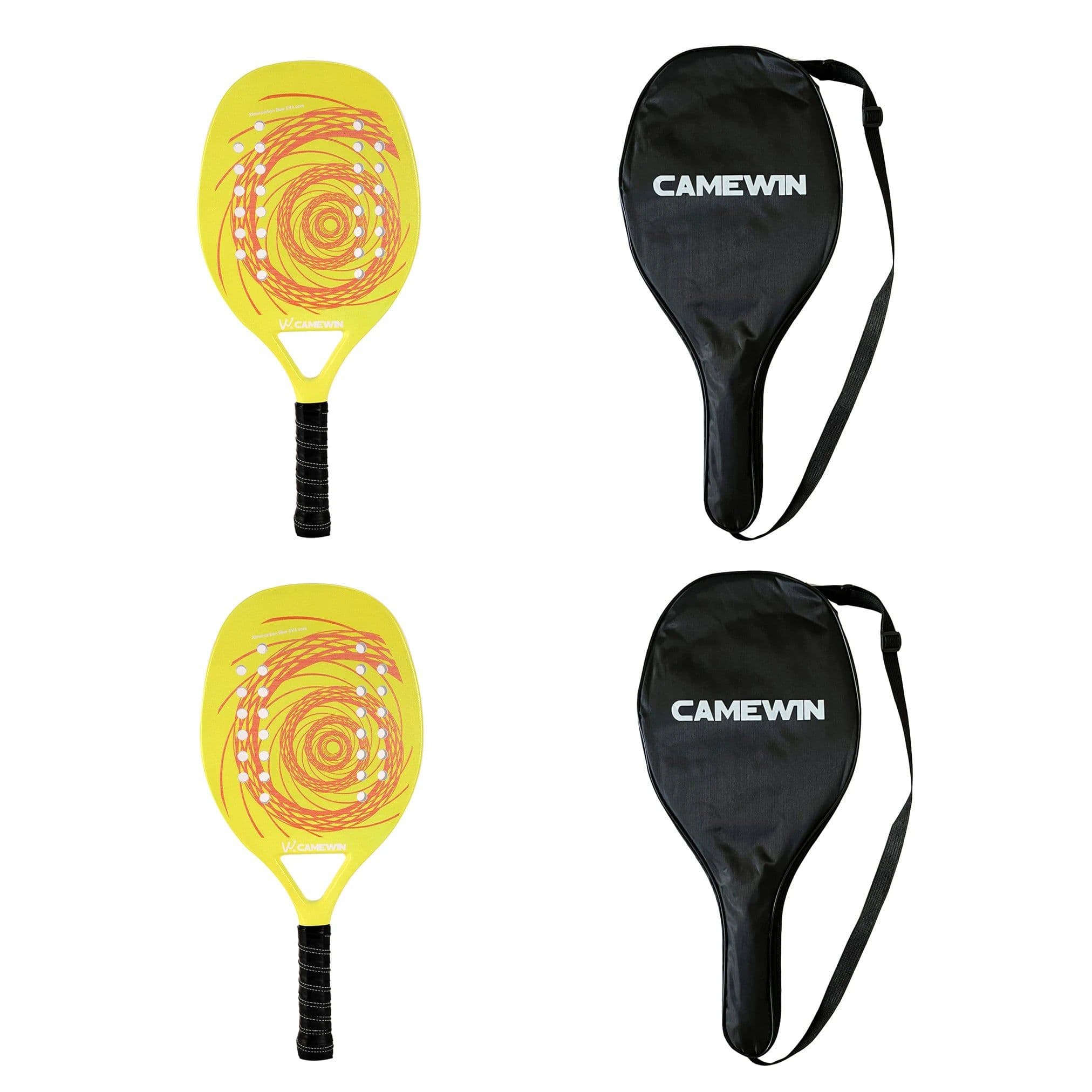 image-2 PCS Racket Beach Tennis Original Beach Tennis Rackets Paddle Soft EVA Face Raqueta With Bags Unisex Equipment Padel Spot Goods
