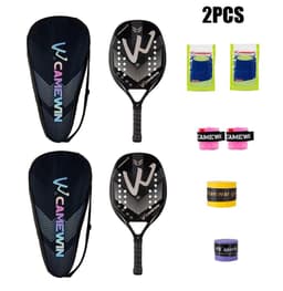 image-2 PCS Racket Beach Tennis Original Beach Tennis Rackets Paddle Soft EVA Face Raqueta With Bags Unisex Equipment Padel Spot Goods