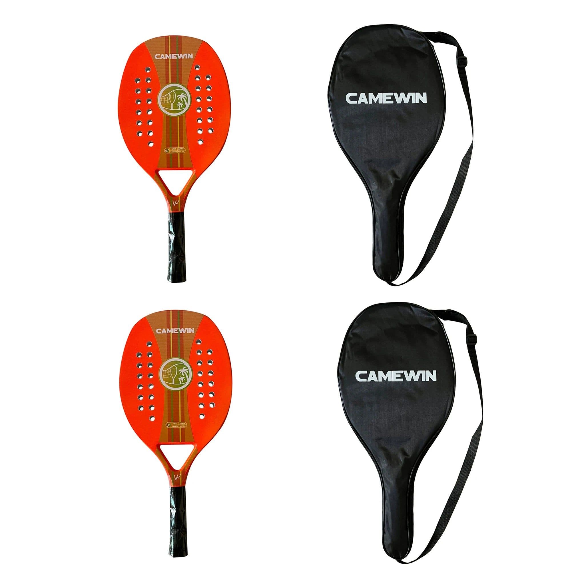 image-2 PCS Racket Beach Tennis Original Beach Tennis Rackets Paddle Soft EVA Face Raqueta With Bags Unisex Equipment Padel Spot Goods