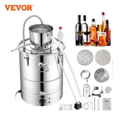 image-VEVOR 30/50L Stainless Steel Alcohol Distiller Alcohol Still Essential Oil Brewing DIY Whisky Wine Brandy Distillery Home Use