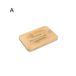 image-Natural Environmen Bamboo Soap Dish Wooden Soap Tray Holder Storage Soap Rack Plate Box Container for Bath Shower Plate Bathroom