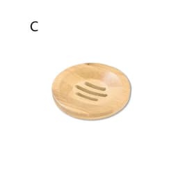 image-Natural Environmen Bamboo Soap Dish Wooden Soap Tray Holder Storage Soap Rack Plate Box Container for Bath Shower Plate Bathroom