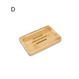 image-Natural Environmen Bamboo Soap Dish Wooden Soap Tray Holder Storage Soap Rack Plate Box Container for Bath Shower Plate Bathroom