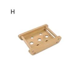 image-Natural Environmen Bamboo Soap Dish Wooden Soap Tray Holder Storage Soap Rack Plate Box Container for Bath Shower Plate Bathroom