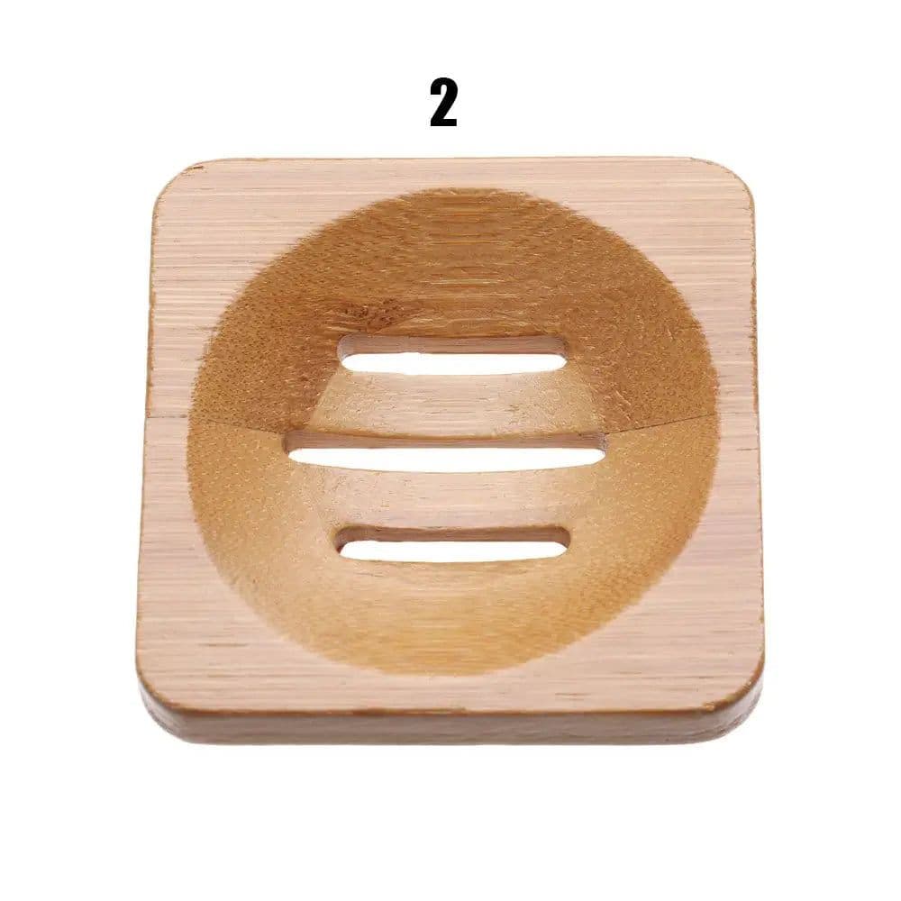 image-Natural Environmen Bamboo Soap Dish Wooden Soap Tray Holder Storage Soap Rack Plate Box Container for Bath Shower Plate Bathroom