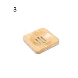 image-Natural Environmen Bamboo Soap Dish Wooden Soap Tray Holder Storage Soap Rack Plate Box Container for Bath Shower Plate Bathroom