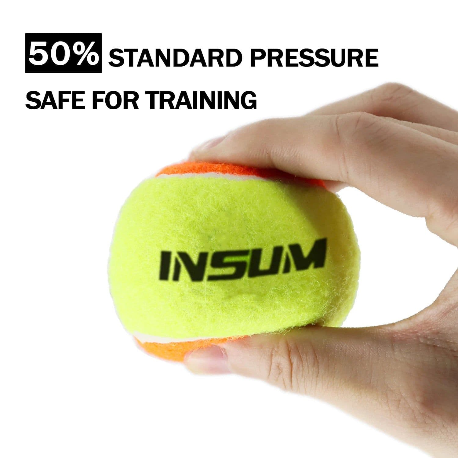 image-Professional 60PCS Beach Tennis Ball Training Balls Adult Youth 50% Standard Pressure Match Training Padel Tennis Balls