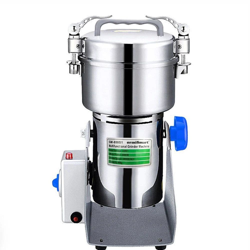 image-800G Spice Grinder Grain Herb Spices Mill Coffee Grinder Machine Swing Type Grains Grinder Medicine Wheat Mixer Dry Food Grinder