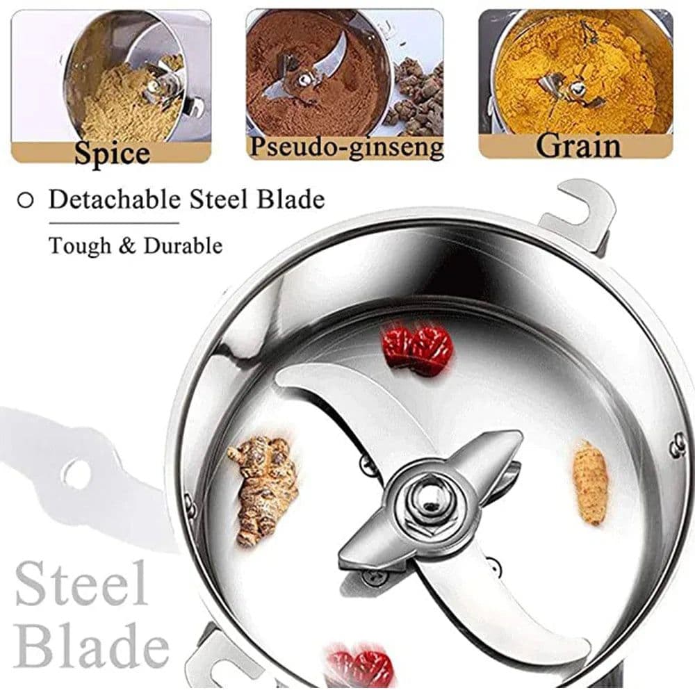 image-800g Swing Type Spices Grinder Grains Spices Hebals Cereals Dry Food Grinder Electric Grain Mill Grinder Powder Crusher