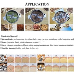 image-800g Swing Type Spices Grinder Grains Spices Hebals Cereals Dry Food Grinder Electric Grain Mill Grinder Powder Crusher