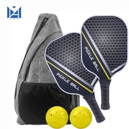 image-Pickleball Paddles Set-Graphite Carbon Fiber Usapa Approved Lightweight Racquets Set Indoor and Outdoor Exercise For All Ages