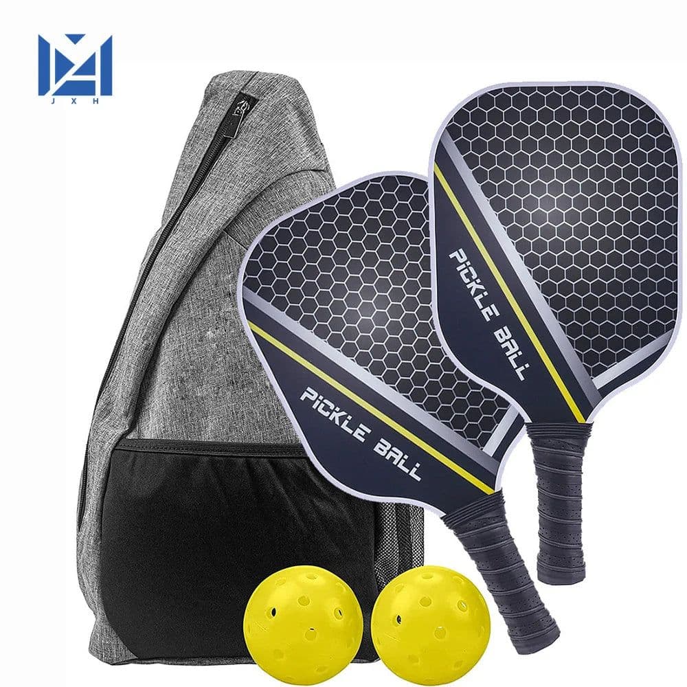image-Pickleball Paddles Set-Graphite Carbon Fiber Usapa Approved Lightweight Racquets Set Indoor and Outdoor Exercise For All Ages