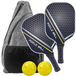 image-Pickleball Paddles Set-Graphite Carbon Fiber Usapa Approved Lightweight Racquets Set Indoor and Outdoor Exercise For All Ages