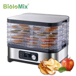 image-BioloMix BPA FREE 5 Trays Food Dryer Dehydrator with Digital Timer and Temperature Control for Fruit Vegetable Meat Beef Jerky