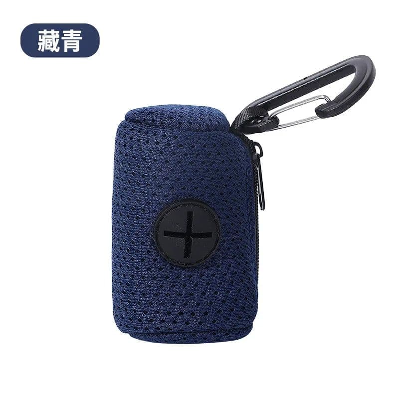 image-Dog Poop Bag Dispenser Hangingable Dog Poop Bag Holder Poo Bags Dispenser for Dogs Walking Garbage Bags Dispensers Pet Supplies